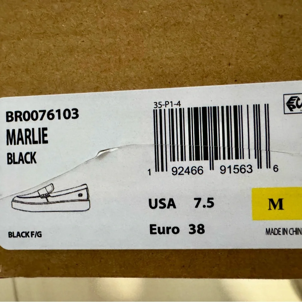 Born Marnie Women’s Slip-On Sneaker, Black, size 7.5